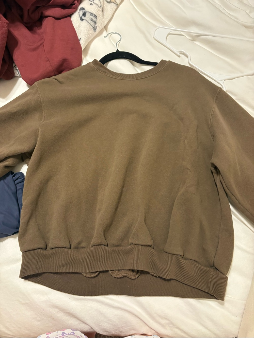 Women’s Abercrombie  Brown Crewneck Sweater